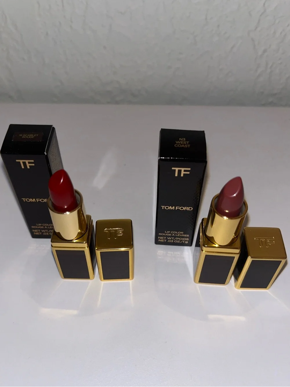 Duo mini lipstick set Scarlet (16) & West Coast (N3)